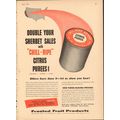 frosted fruit products 1951 double sherbet sale...