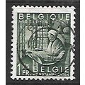 BELGIUM 1948 NATIONAL INDUSTERIES 1F.75 GREEN W...