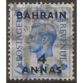 Bahrain 1950 SG76 4c on 4d Light Ultramarine Go...