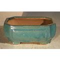 "Blue/Green Ceramic Bonsai Pot - Rectangle 6.12...