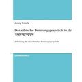 Das Ethische Beratungsgesprach In Der Tagesgruppe