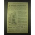 1918 Guaranty Trust Company of New York Ad - An...
