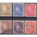 Belgium 1936 - King Leopold 111 collection x 6 ...