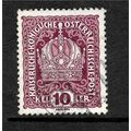 AUSTRIA 1916 SG 250 10H RED IMPERIAL AUSTRIAN C...