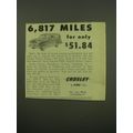 1949 Crosley Station Wagon Ad - 6,817 miles for...