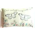 Butterfly Cushion - Come and fly away with me -...