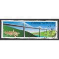 FRANCE 2005 VIADUCT BRIDGE MILLAU USED WIDE STAMP