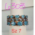 Bomb Party Ring Jewelry Sz7 3Pc Band Set Lot Bu...