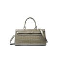 Kelly Bag Crocodile Pattern Cowhide Women's Bag...