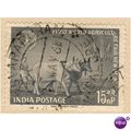 India 1959 - SG 425 - Farmer with Bullocks 15np...