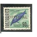 Tanzania QE11 1967 50c Blue Birdwrasse SG O25 O...