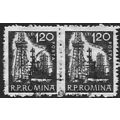 Mi 1881 (x 2): 1 L. 20 black Definitive: Petrol...