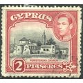 Cyprus 1938 - SG155b - 2pi black & red - Perist...