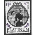 NZL 2017 $1.00 'PLATINUM ROYAL WEDDING ANNIVERS...