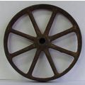 VINTAGE metal ' Spoked Wheel ' toy