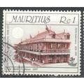 Mauritius stamps 1988 - Re1 - Bank premises 1897