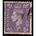 Great Britain 1941 King George VI KG VI 3d Used...