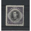 Niue.SG95 1s King George VI.Mounted Mint.Oct23
