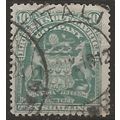 Rhodesia 1898 SG89 10/- Greenish-Grey Fine Used .