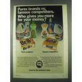 1974 Purex Bleach, SweetHeart Softener & Brillo...