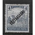 HUNGARY 1918 SG284 4F GREY opt KOZTARSASAG M/MINT