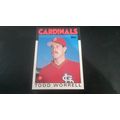 1986 Topps Traded Card # 127T Todd Worrell Exce...