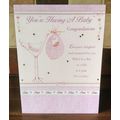 New Baby Card - Glitter Card - 001