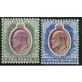 Malta EVII 1904 sg50 & 52 mult crown CA MH