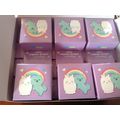 20 Packs Of Mini Blue Sticker Roll Cute Charact...