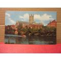 WORCESTER CATHEDRAL used postcard by J. Salmon....