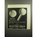 1952 Black, Starr & Gorham Lipstick Mirror Advertisement