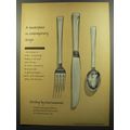 1953 International Continental Silverware Ad - ...