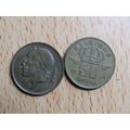 Belgium 1965 50 Centime Belgique (French Text) ...