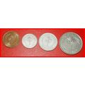 Ⰶ GREAT BRITAIN: BAHRAIN ★ SET 5-25-50-100 FILS...