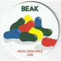 USED KEG CLIP FRONT - BEAK BREWERY - PICO DDH PALE