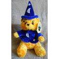 Vintage 1990s Wizard Teddy Bear Soft Plush 24cm...