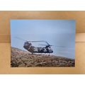 Military Chinook Helicopter Photo 1980s, Old Ph...