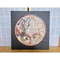 Chinese Silk Embroidered Roundel Picture, Handm...