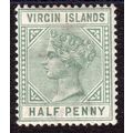 British Virgin Isl Sg27 1/2d Dull Green m/mint ...
