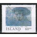 1991 Iceland - Sc# 743 used - Painting 60.00 kr