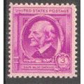 861 3c Ralph Emerson Fine MNH Q7384