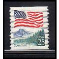 Used 2280a 25c U.S. Flag Fine CNS 9 PA6235