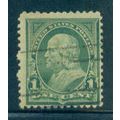 Used 279 1c Benjamin Franklin Average Plus M04537