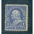 247 1c Benjamin Franklin Fine Plus MDG C1402