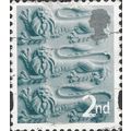ENGLAND, Lions passant guardant, blue-grey 2003...