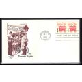 FDC Artmaster 2261 16.7c Popcorn Wagan Pair (Ca...