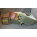 RARE 1980's YVES SAINT LAURENT Brass Leather Be...