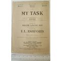 1913 My Task, song by Maude Louise Ray, music b...