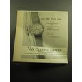 1958 Van Cleef & Arpels Ebel Watch Ad - For the first time