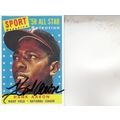 HANK AARON 1958 ATLANTA BRAVES ALL-STAR HALL OF...